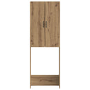 vidaXL WC Szekrény HOORN Kézműves Tölgy 66 x 25,5 x 190 cm Szerelt Fa