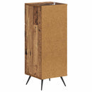 vidaXL Fürdőszoba Tároló Szekrény BREDA Antik Fa 30 x 31 x 80 cm