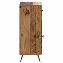 vidaXL Fürdőszoba Tároló Szekrény BREDA Antik Fa 30 x 31 x 80 cm