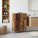 vidaXL Fürdőszoba Tároló Szekrény BREDA Antik Fa 59,5 x 31 x 80 cm