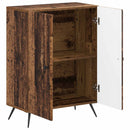 vidaXL Fürdőszoba Tároló Szekrény BREDA Antik Fa 59,5 x 31 x 80 cm