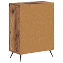 vidaXL Fürdőszoba Tároló Szekrény BREDA Antik Fa 59,5 x 31 x 80 cm