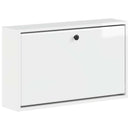 vidaXL Fali Cipőtartó BREDA 71 x 17 x 43 cm Szerelt Fa