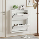 vidaXL Fali Cipőtartó BREDA 71 x 17 x 86 cm Szerelt Fa