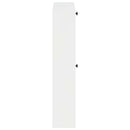 vidaXL Fali Cipőtartó BREDA 71 x 17 x 86 cm Szerelt Fa