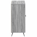 vidaXL Cipőszekrény BREDA 59,5 x 39,5 x 90 cm Szerelt Fa Szürke Sonoma
