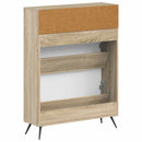 vidaXL Cipőszekrény BREDA 78 x 24 x 103 cm Szerelt Fa Sonoma Tölgy