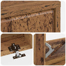 vidaXL Cipőszekrény BREDA 78 x 24 x 103 cm Szerelt Fa Antik Fa