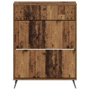 vidaXL Cipőszekrény BREDA 78 x 24 x 103 cm Szerelt Fa Antik Fa