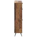 vidaXL Cipőszekrény BREDA 78 x 24 x 103 cm Szerelt Fa Antik Fa