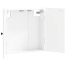vidaXL Darts szekrény BREDA Fehér 52,5 x 10,5 x 53,5 cm Szerelt Fa
