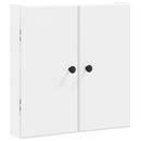 vidaXL Darts szekrény BREDA Fehér 52,5 x 10,5 x 53,5 cm Szerelt Fa