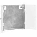 vidaXL Darts szekrény BREDA Betonszürke 52,5 x 10,5 x 53,5 cm