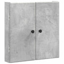 vidaXL Darts szekrény BREDA Betonszürke 52,5 x 10,5 x 53,5 cm