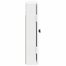 vidaXL Darts szekrény BREDA Magasfényű Fehér 52,5 x 10,5 x 53,5 cm