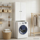 vidaXL WC Szekrény BREDA Fehér 66 x 25,5 x 190 cm Szerelt Fa