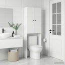 vidaXL WC Szekrény BREDA Fehér 66 x 25,5 x 190 cm Szerelt Fa