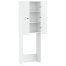 vidaXL WC Szekrény BREDA Fehér 66 x 25,5 x 190 cm Szerelt Fa