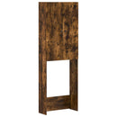 vidaXL WC Szekrény BREDA Füstös Tölgy 66 x 25,5 x 190 cm Szerelt Fa