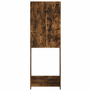 vidaXL WC Szekrény BREDA Füstös Tölgy 66 x 25,5 x 190 cm Szerelt Fa