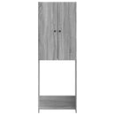 vidaXL WC Szekrény BREDA Szürke Sonoma 66 x 25,5 x 190 cm Szerelt Fa
