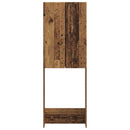 vidaXL WC Szekrény BREDA Antik Fa 66 x 25,5 x 190 cm Szerelt Fa