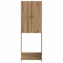 vidaXL WC Szekrény BREDA Kézműves Tölgy 66 x 25,5 x 190 cm Szerelt Fa