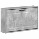 vidaXL Fali Cipőtartó UTRECHT 71 x 17 x 43 cm Szerelt Fa Betonszürke