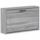 vidaXL Fali Cipőtartó UTRECHT 71 x 17 x 43 cm Szerelt Fa Szürke Sonoma