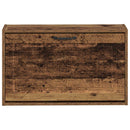 vidaXL Fali Cipőtartó UTRECHT 71 x 17 x 43 cm Szerelt Fa Antik Fa