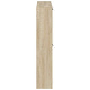 vidaXL Fali Cipőtartó UTRECHT 71 x 17 x 86 cm Szerelt Fa Sonoma Tölgy