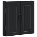 vidaXL Darts szekrény UTRECHT Fekete 52,5 x 10,5 x 53,5 cm Szerelt Fa