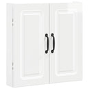 vidaXL Darts szekrény UTRECHT Magasfényű Fehér 52,5 x 10,5 x 53,5 cm