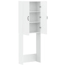 vidaXL WC Szekrény UTRECHT Fehér 66 x 25,5 x 190 cm Szerelt Fa