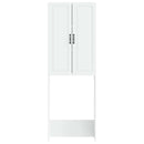 vidaXL WC Szekrény UTRECHT Fehér 66 x 25,5 x 190 cm Szerelt Fa