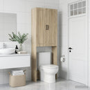 vidaXL WC Szekrény UTRECHT Sonoma Tölgy 66 x 25,5 x 190 cm Szerelt Fa