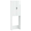 vidaXL WC Szekrény UTRECHT Magasfényű Fehér 66 x 25,5 x 190 cm