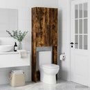 vidaXL WC Szekrény UTRECHT Füstös Tölgy 66 x 25,5 x 190 cm Szerelt Fa