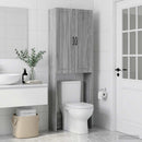 vidaXL WC Szekrény UTRECHT Szürke Sonoma 66 x 25,5 x 190 cm Szerelt Fa