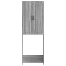 vidaXL WC Szekrény UTRECHT Szürke Sonoma 66 x 25,5 x 190 cm Szerelt Fa