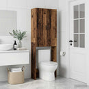 vidaXL WC Szekrény UTRECHT Antik Fa 66 x 25,5 x 190 cm Szerelt Fa