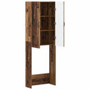 vidaXL WC Szekrény UTRECHT Antik Fa 66 x 25,5 x 190 cm Szerelt Fa