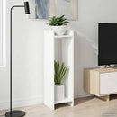 vidaXL Növényállvány polcokkal Fehér 30 x 30 x 100 cm Mérnöki fa