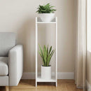 vidaXL Növényállvány Fehér 30 x 30 x 100 cm Szerelt Fa