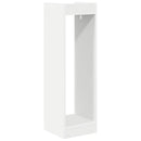 vidaXL Növényállvány polcokkal Fehér 30 x 30 x 100 cm Mérnöki fa