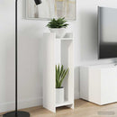 vidaXL Növényállvány polcokkal 2 pcs Fehér 30 x 30 x 100 cm Mérnöki fa