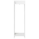 vidaXL Növényállvány polcokkal 2 pcs Fehér 30 x 30 x 100 cm Mérnöki fa