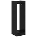 vidaXL Növényállvány 2 db Fekete Tölgy 30 x 30 x 100 cm Szerelt Fa