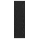vidaXL Növényállvány 2 db Fekete Tölgy 30 x 30 x 100 cm Szerelt Fa