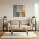 vidaXL Növényállvány 2 db Sonoma Tölgy 30 x 30 x 100 cm Szerelt Fa